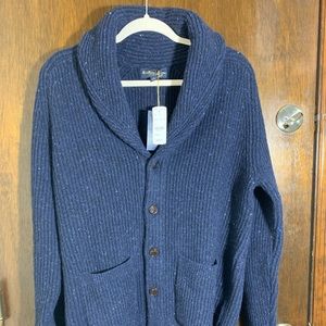 Brook brothers  Merino shawl collar cardigan